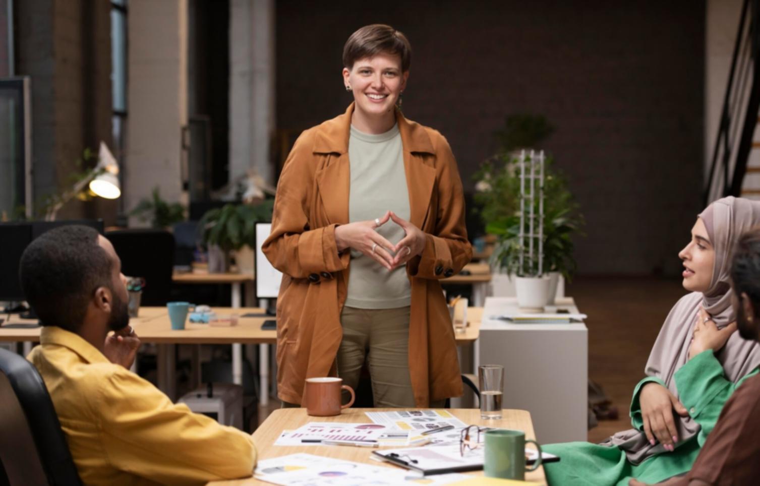 Equipo de torenquira trabajando en análisis financiero